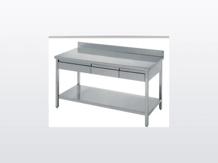 Mesa para manipulação em aço inox